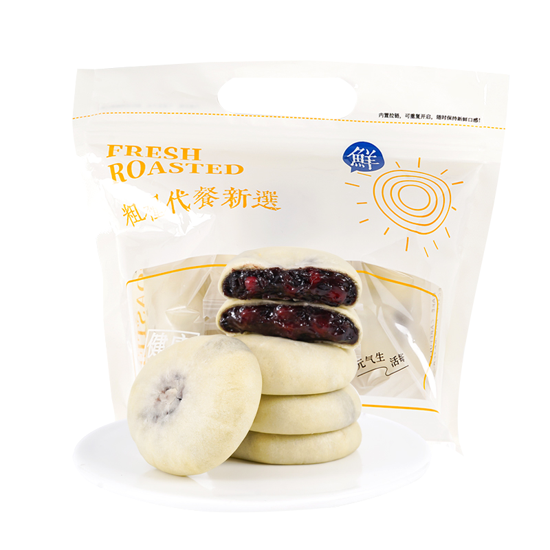 血糯米红豆山药饼无蔗糖零食正品