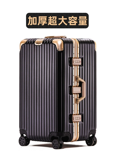 Вместительный и большой прочный чемодан для путешествий, универсальная коробка, увеличенная толщина, 34 дюймов