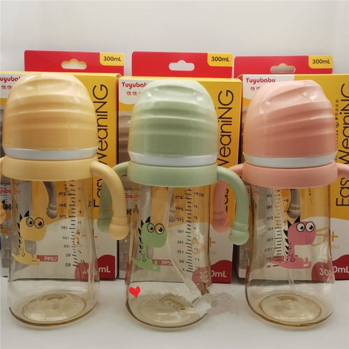 Yuyubaby奶瓶配件纳米银食品级硅胶吸管直饮嘴奶嘴鸭嘴重力球爆款