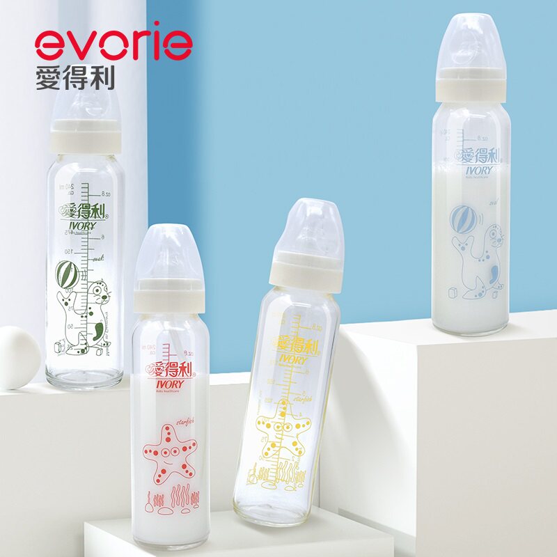 适配爱得利标口奶瓶奶嘴配件食品硅胶一口吸式吸管直饮嘴奶嘴鸭嘴