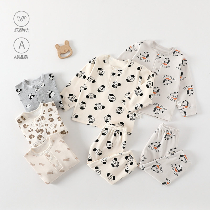 马年宝宝纯棉内衣套装春秋季居家婴幼儿打底秋衣秋裤两件套,童装/婴儿装/亲子装,家居服套装,淘宝优惠券,粉丝福利购,淘宝优惠卷