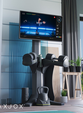 JAXJOX可调节智能哑铃壶铃按摩棒俯卧撑专业运动课程健身力量站