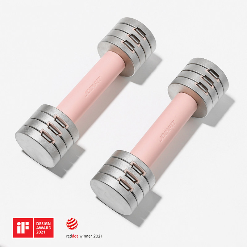 女士快调哑铃纯钢电镀joinfit