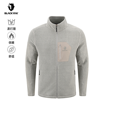 现货BLACKYAK布来亚克抓绒衣男秋户外弹力保暖立领休闲外套WYM625
