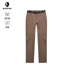 BLACKYAK/布来亚克女裤25秋冬户外弹力拉绒耐磨休闲登山裤WYW314