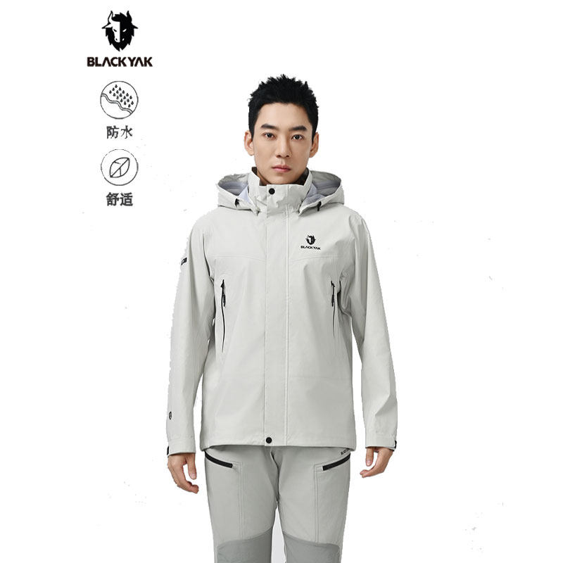 BLACK YAK布来亚克冲锋衣男24春夏户外3L防风防水休闲夹克SVM021