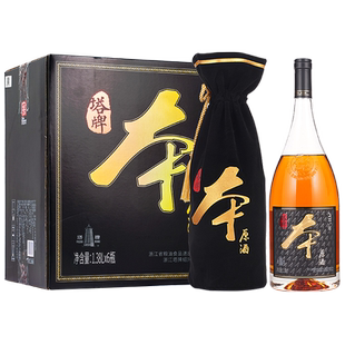 塔牌黄酒2015本原酒1.38L*6瓶整箱半干型绍兴产糯米酒花雕酒老酒