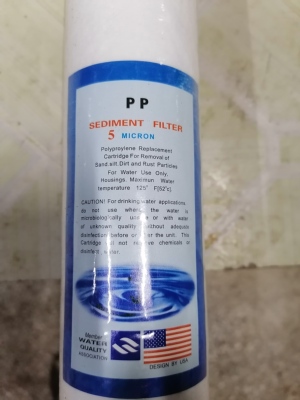 PPSEDIMENT5MICRON51cmPP棉滤芯