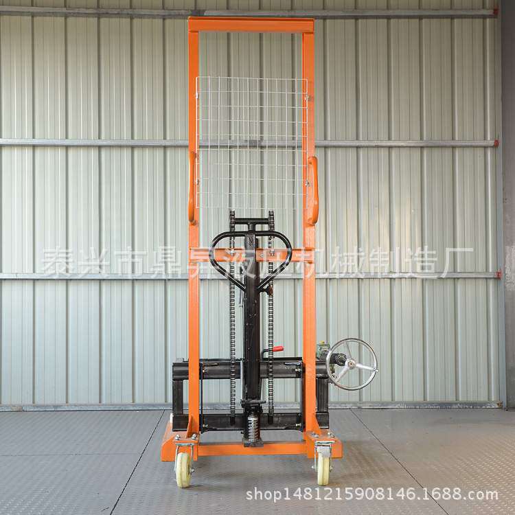 泰州圆桶装卸车 液压油桶搬运车 油桶倾倒车