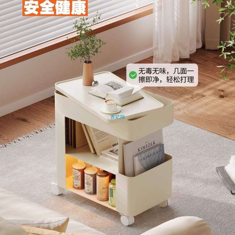 奶油沙发边几 可移动茶几边柜 客厅小推车置物架 床头柜创意铁柜,住宅家具,移动边几/推车,淘宝优惠券,粉丝福利购,淘宝优惠卷