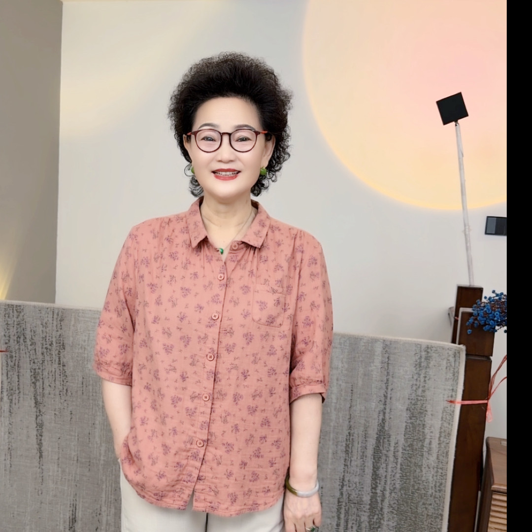 2026新款女士休闲上衣翻领长袖