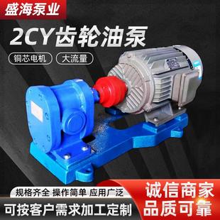 新款 2CY1.08 2.5电动齿轮泵高压润滑泵增压燃油泵液压泵自吸 包邮