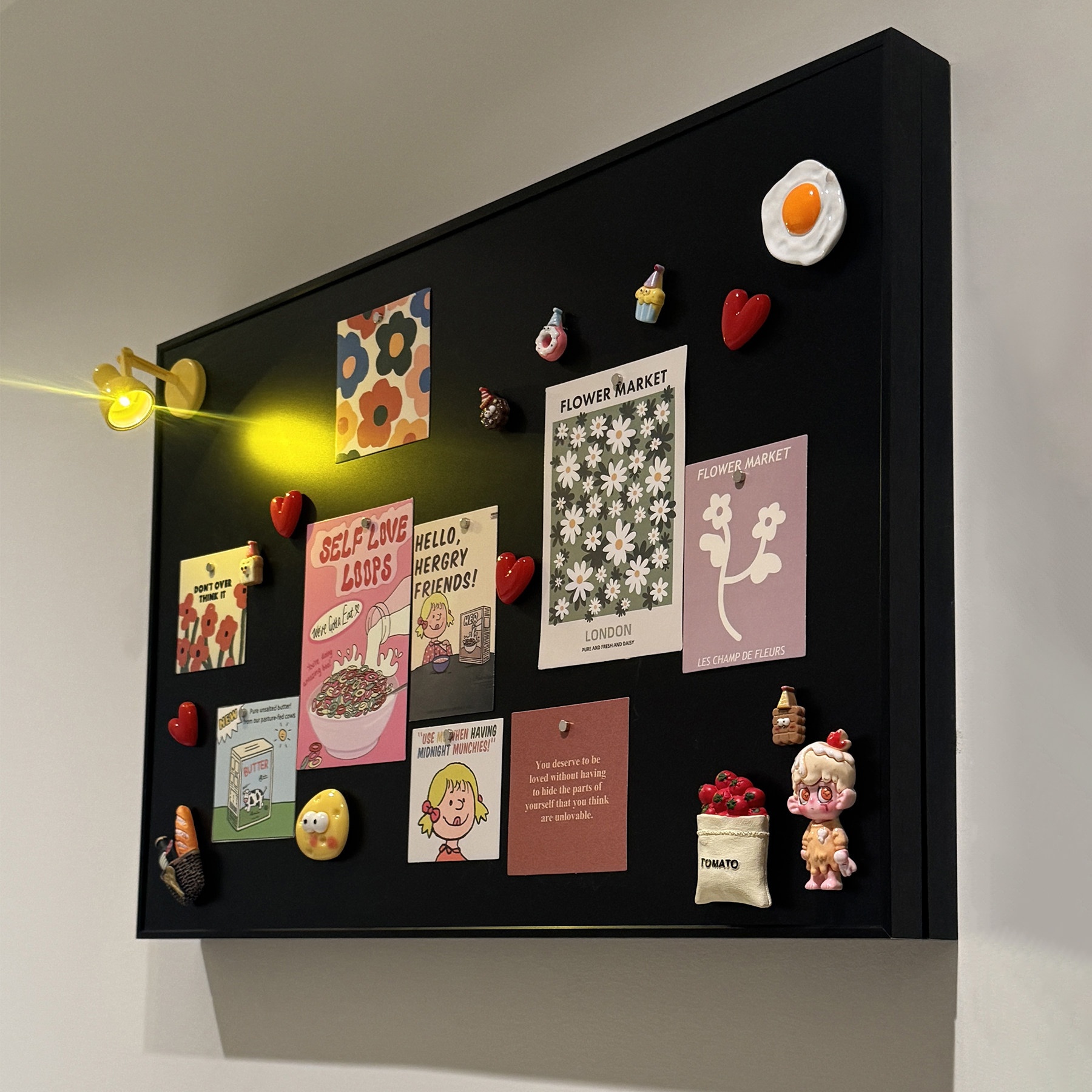 简约风磁吸黑板电表箱装饰画