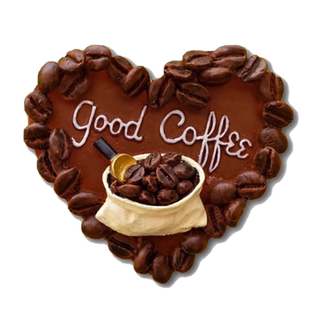 咖啡冰箱贴磁贴个性创意家居装饰咖啡馆餐厅饭店带磁性吸铁石可爱