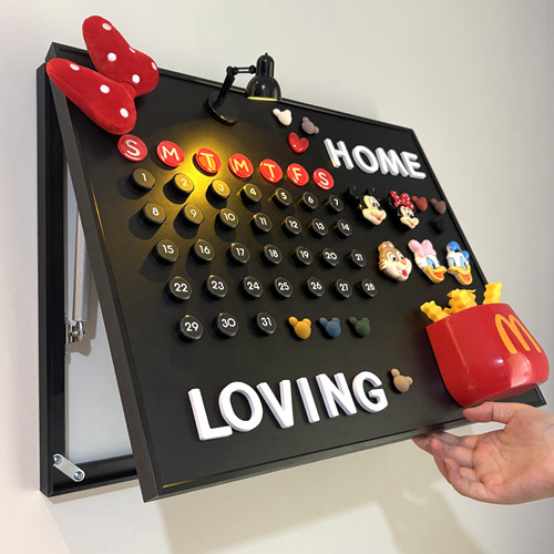 创意米奇款电表箱遮挡画