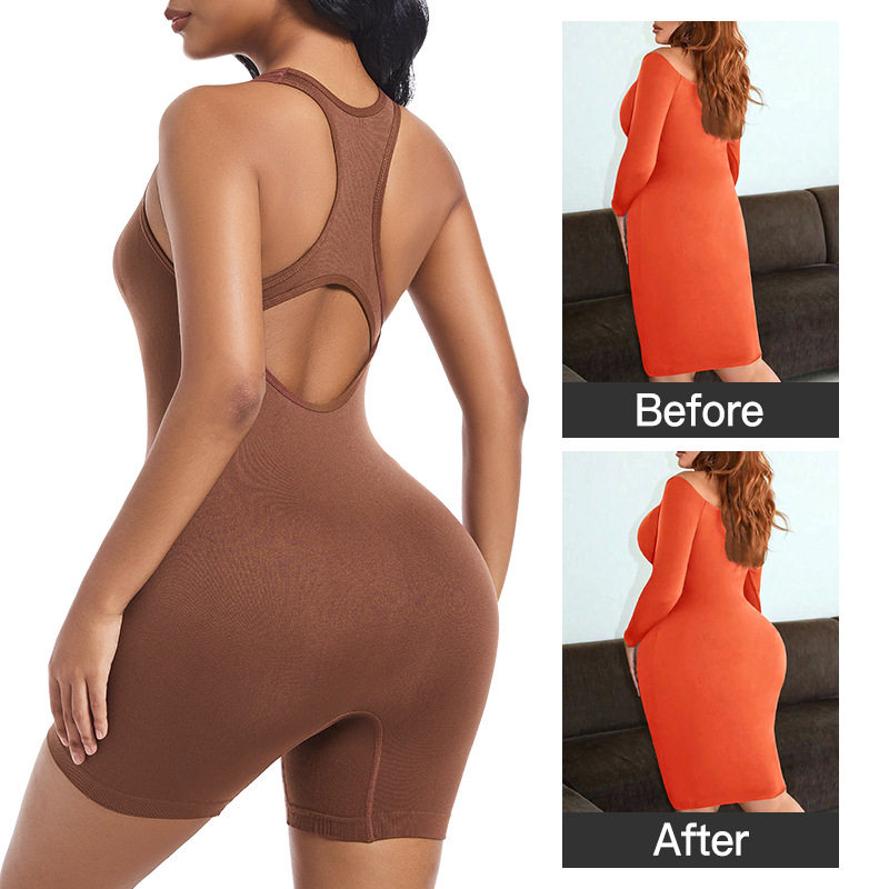 运动连体衣无缝一体式提臀修身瑜伽服女紧身收腰束腹连体塑身内衣,女士内衣/男士内衣/家居服,塑身连体衣,淘宝优惠券,粉丝福利购,淘宝优惠卷