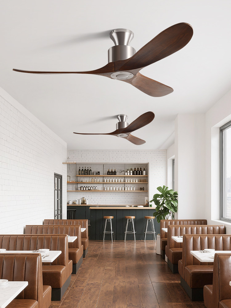 90寸大风力覆古实木吊扇客厅餐厅工业商用变频北欧无灯吸顶电风扇,生活电器,吊扇/隐形吊扇/装饰吊扇,淘宝优惠券,粉丝福利购,淘宝优惠卷
