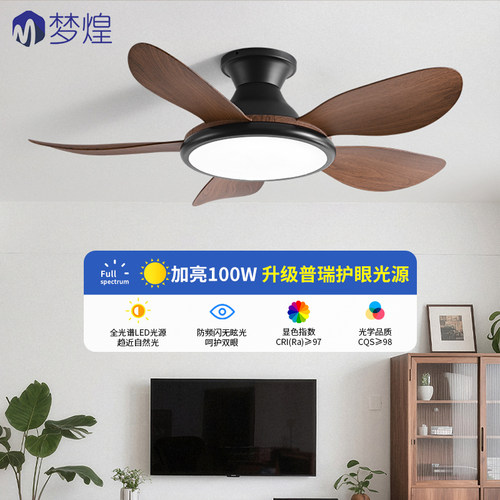 2025新款客厅家用吸顶风扇灯