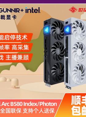 英特尔蓝戟B580 12G/B570 10G白色台式电脑电竞游戏独立显卡