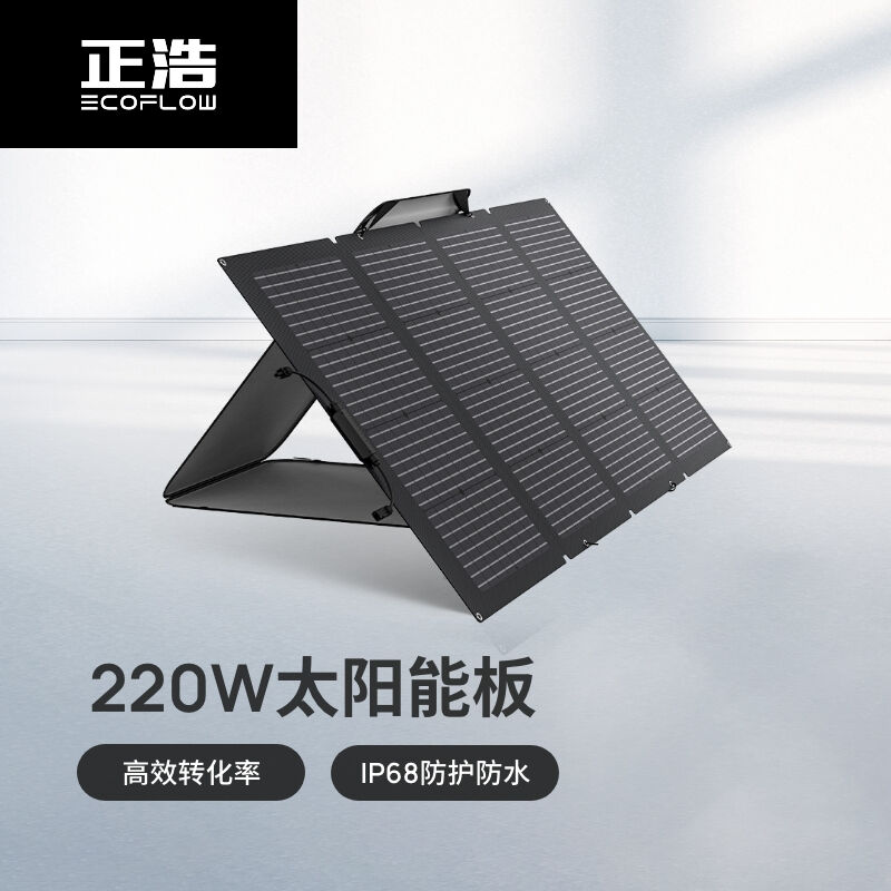正浩EcoFlow太阳能电池板220W户外电源太阳能发电板家用户外露营