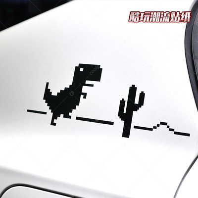 谷歌幽默行李箱车身贴