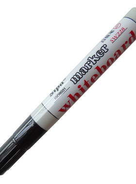 sipa中柏SW-228白板笔圆形单头颜色鲜明擦得干净无痕迹黑蓝红绿色