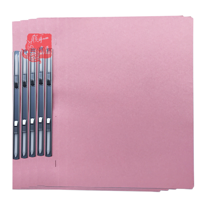 日本Lion狮子牌A4-S打孔文件夹纸快劳粉红516K黄517K蓝518K绿519K