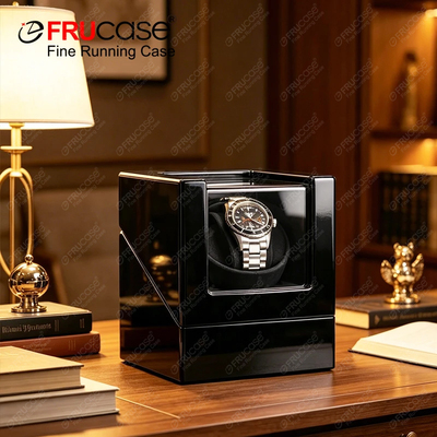 FRUCASE木质摇表器机械表转表器自动手表摇摆器转动表盒上链盒
