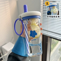 Синий бежевый чехол, 800 мл