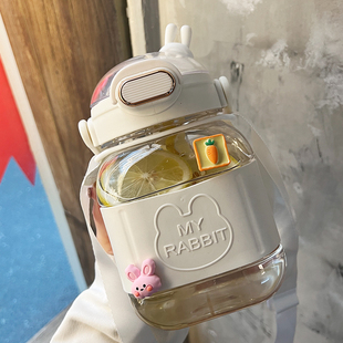 夏季 水杯女生大容量高颜值大肚瓶2025新款 吨桶吨网红水壶儿童杯子