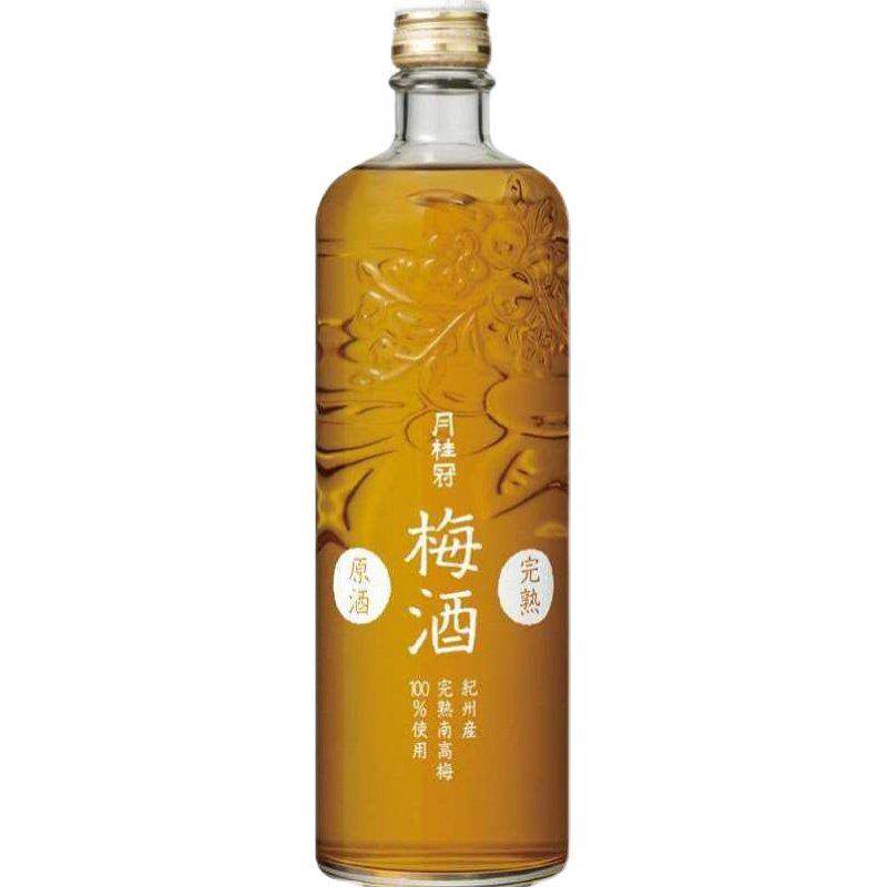 雕花瓶 日本原瓶进口 月桂冠梅酒720ml 完熟原酒梅酒纪州产南高梅