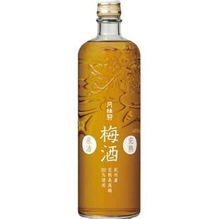 雕花瓶 日本原瓶进口 月桂冠梅酒720ml 完熟原酒梅酒纪州产南高梅
