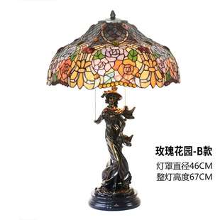 18寸铜雕优雅玫瑰圣女艺术帝凡尼古董收藏欧式 古典装 HAUTY 正品 饰