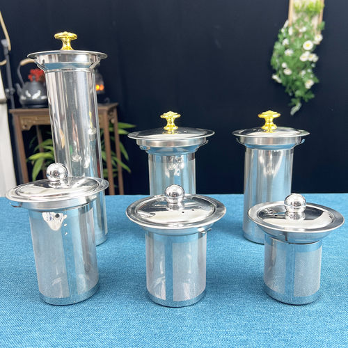 不锈钢茶漏器茶滤茶叶过滤网内胆泡茶器煮咖啡红茶泡茶壶茶隔304