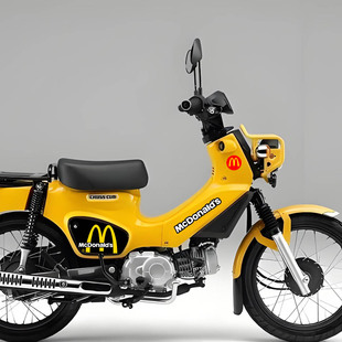 适用本田幼兽CC110 改装车身贴花 个性拉花版画 防水贴纸贴膜