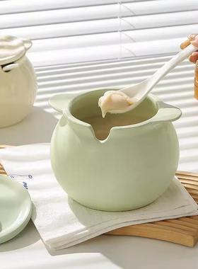 Lard storage jar made of high-temperature resistant ceramic