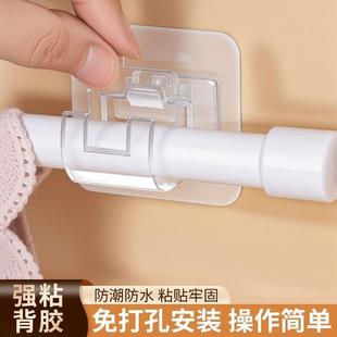 Curtain hooks, door curtain hooks, curtain rods, wall-mounte