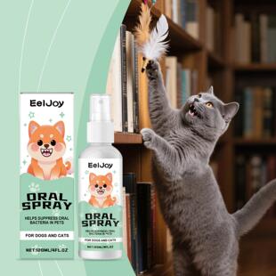 EELJOY Pet Oral Spray - Freshens Pet Breath and Cares for Te