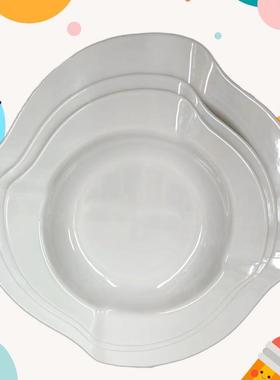 Multiple melamine creative round platters for hotel hot pot
