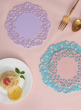 Coasters, non-slip pads, plate mats, and placemats with crea