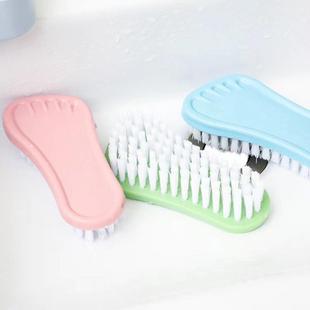 Soft-bristled foot scrubber for home use, laundry brush, cle