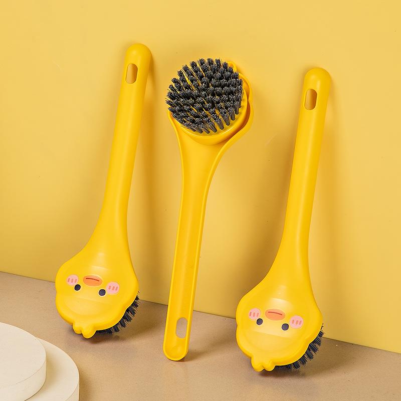 Long-Handle Kitchen Brush for Pots, Dishes, Fruits, and Vege