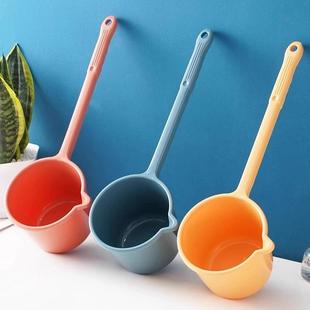 Long-Handle Household Water Ladle - Thickened Plastic Kitche