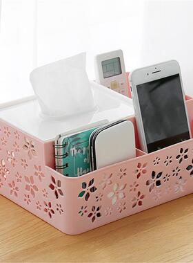 Multifunctional Desktop Tissue Box with Creative Remote Cont
