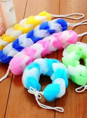 Bath loofah, exfoliating washcloth, back scrubber, long bath