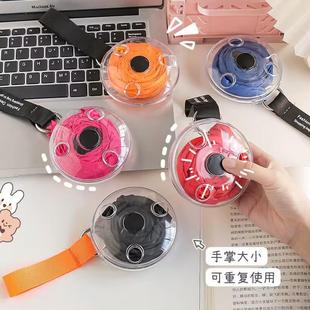 Mini Round Eco and frie Bag Portable Shopping Foldable Disc