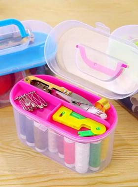 Multicolor Sewing Kit Box, Home-use Hand Sewing and Mending