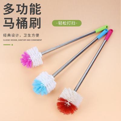 Wall-mounted long-handled toilet brush for home use, designe