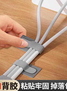 Cable organizer, data cable management, reusable fastening c