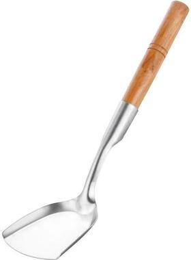 Old-style bent non-magnetic stainless steel wooden handle sp